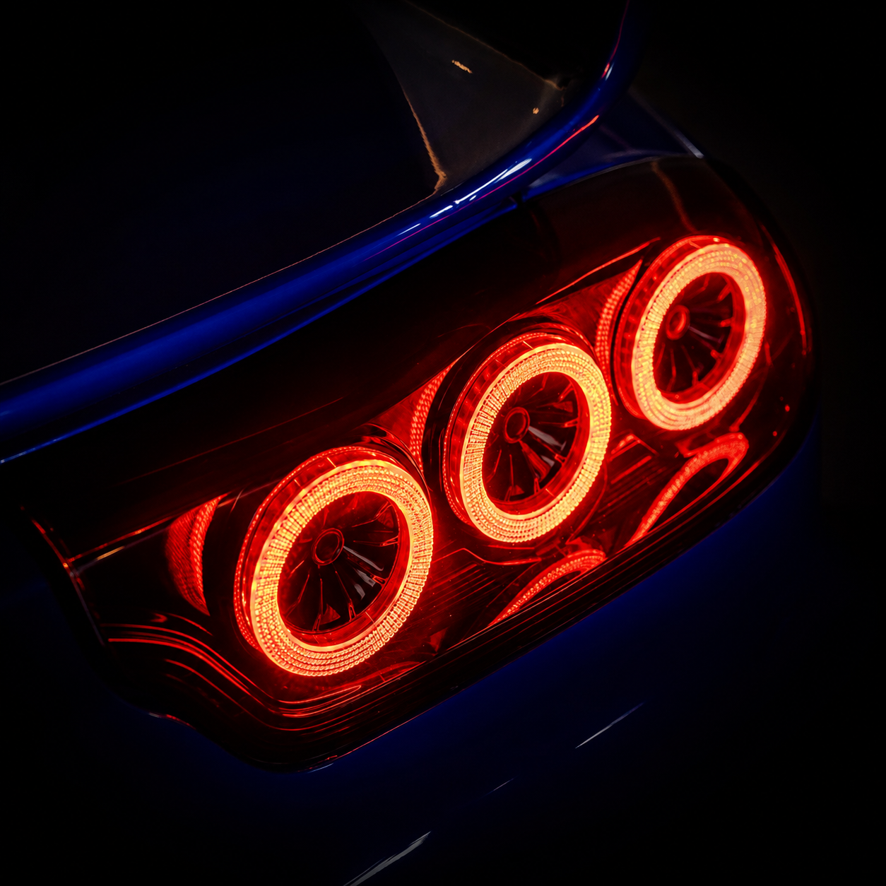 Mazda RX-7 FD3S LED Tail Lights with Dual & Triple Halo Modes