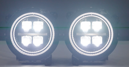 LED Projector Headlights for 2018-2026 Jeep Wrangler JL JLU Gladiator JT w/ Sequential Turn Signal & Startup Animation